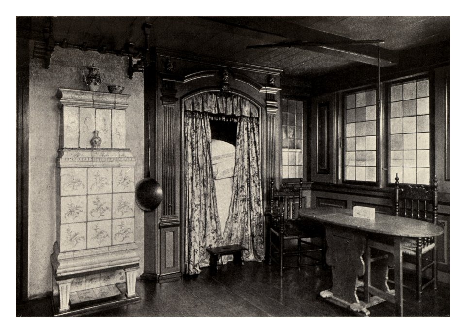 220 Blankenese (Vierlanden). — Bauernstube um 1810