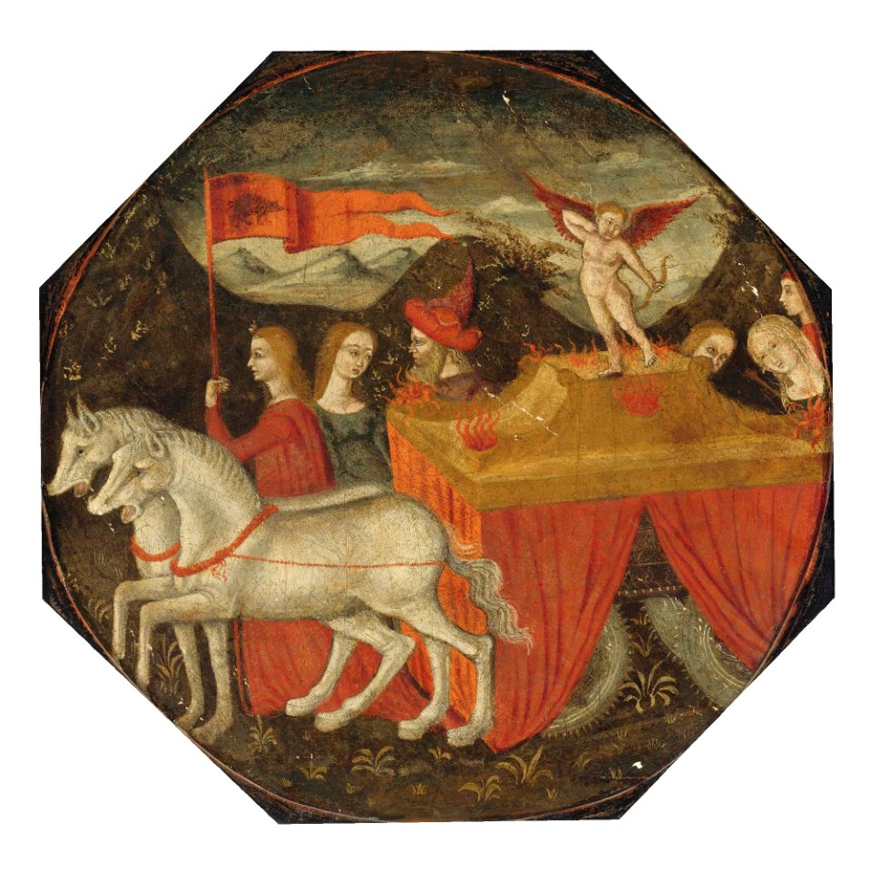 22 TUSCAN SCHOOL, CIRCA 1470 TRIUMPH OF LOVE A DESCO DA PARTO Private coll.