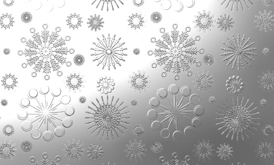 Decoration pattern snowflakes background
