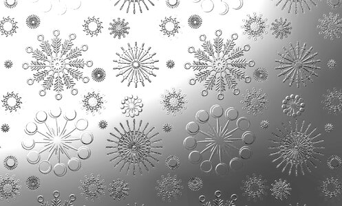 Decoration pattern snowflakes background photo