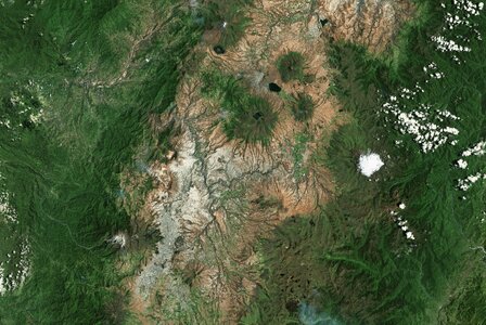 Andes nevado topography photo