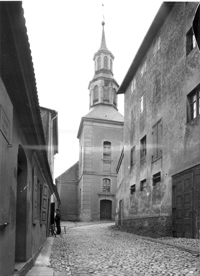 64 Cammin in Pommern 1935 - Widok na wieżę kościoła NMP