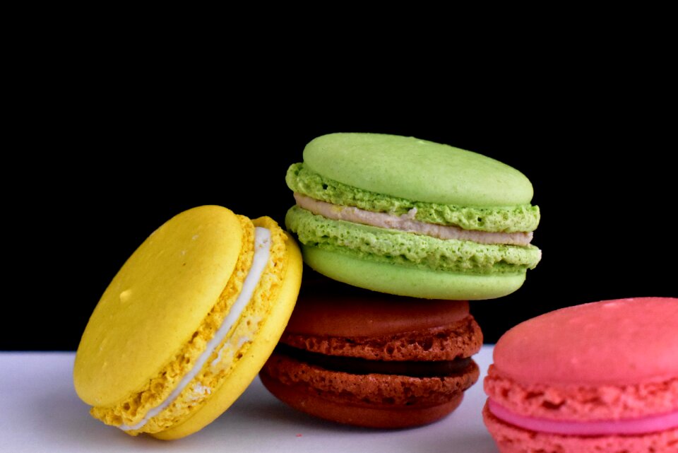 Dessert macarons sweets photo