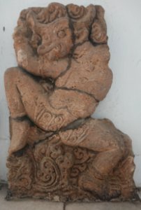 A Dancer With A Cow's Head Relief Statue 6123