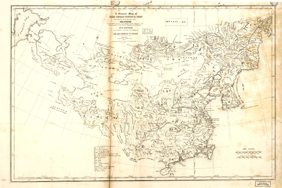 A general map of China Chinese-Tartary & Tibet