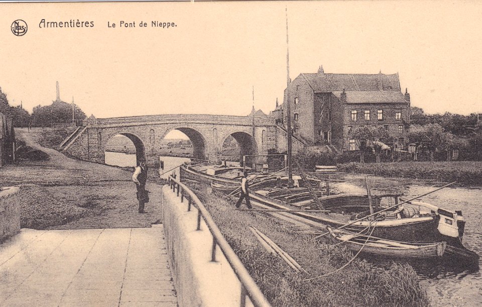 ARMENTIÈRES et NIEPPE, Le Pont de Nieppe avant la Première Guerre Mondiale 01