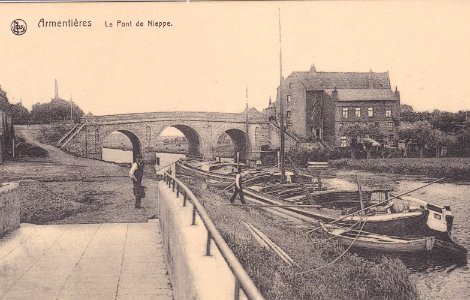 ARMENTIÈRES et NIEPPE, Le Pont de Nieppe avant la Première Guerre Mondiale 01
