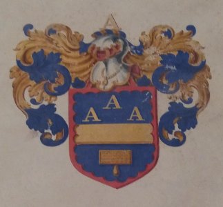 Armoirie des lettres patentes LE GRELLE de Rameyen