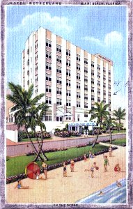 Army Air Forces - Postcard - Miami Beach Training Center - Hotel Netherland photo
