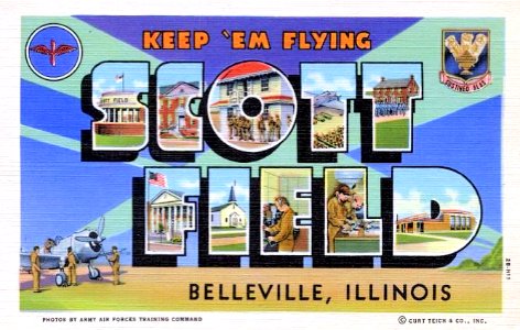 Army Air Forces - Postcard - Scott Field Illinois