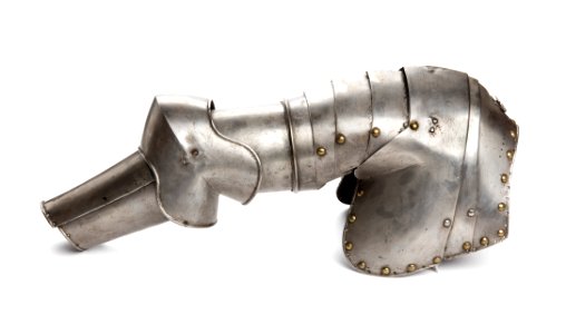 Armskena och axelstycke till rustning, 1600-talets början - Livrustkammaren - 106478