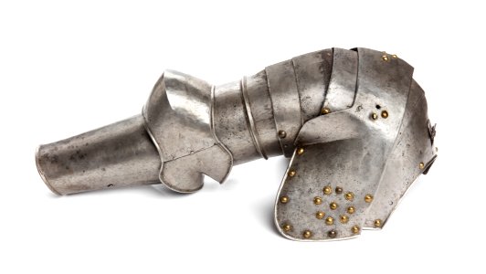 Armskena och axelstycke till rustning, 1600-tal - Livrustkammaren - 106475