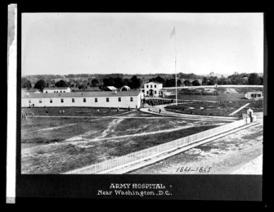 Army Hospital near Washington, D.C, 1861-1865 LCCN2016852499 photo