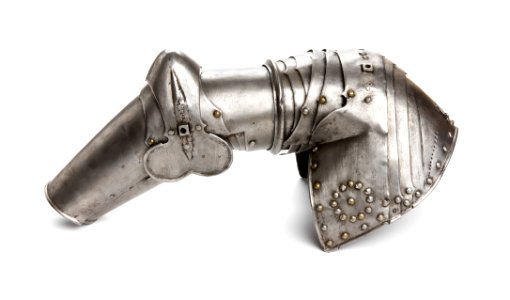 Armskena och axelstycke till rustning, 1600-tal - Livrustkammaren - 106477