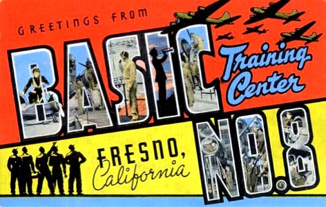 Army Air Forces - Postcard - Fresno California
