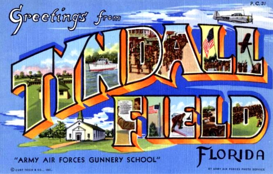 Army Air Forces - Postcard - Tyndall Field Florida