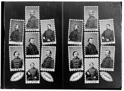 Army of Potomac- J.C. Parke, C.G. Meade, W.S. Hancock, G.K. Warren, U.S. Grant, A.A. Humphrey, and H.C. Wright LOC cwpb.06554