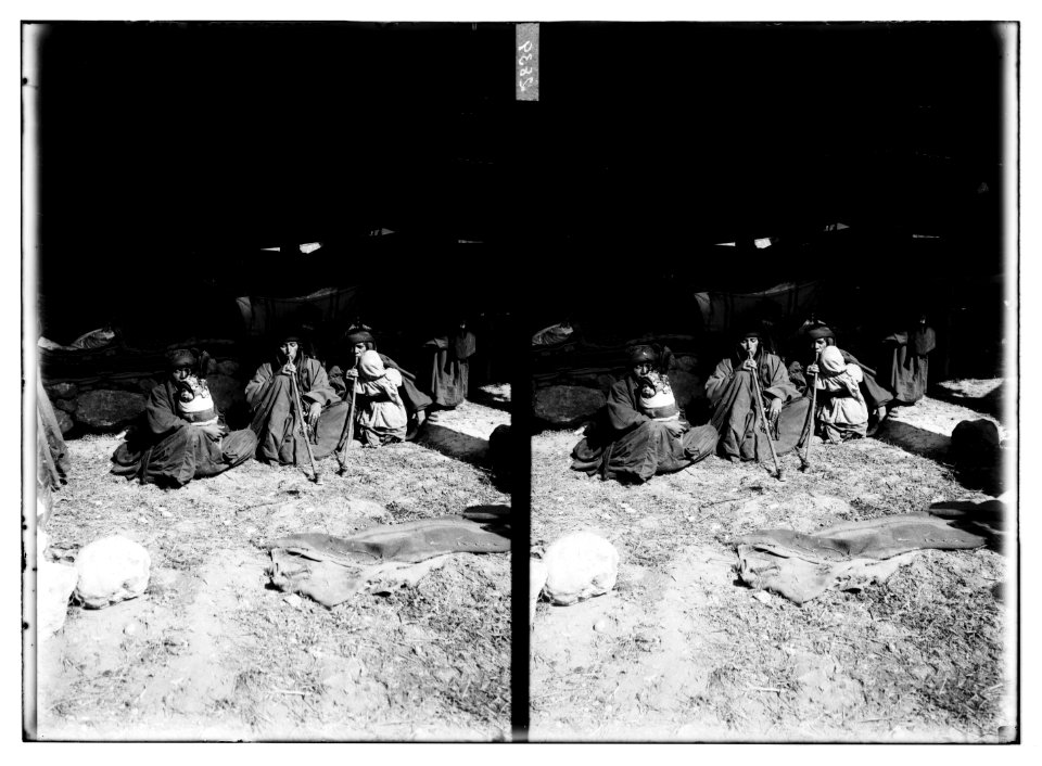 Bedouin wedding series. Women's apartment in the Bedouin tent LOC matpc.06436