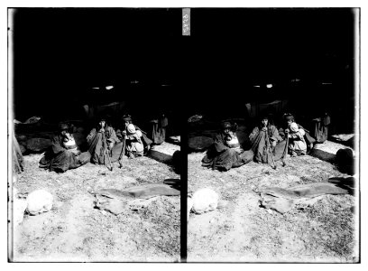 Bedouin wedding series. Women's apartment in the Bedouin tent LOC matpc.06436