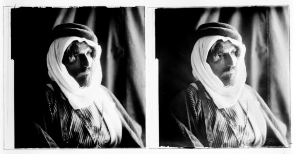 Bedouin wedding series. The bridegroom LOC matpc.01342 (cropped)