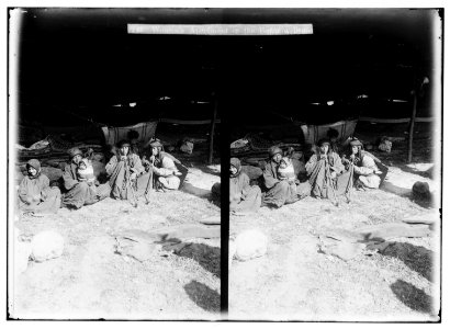 Bedouin wedding series. Women's apartment in the Bedouin tent LOC matpc.01351