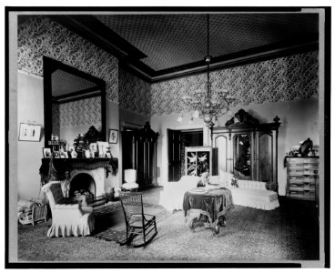 Bedroom in the White House, Washington, D.C. LCCN2001695067