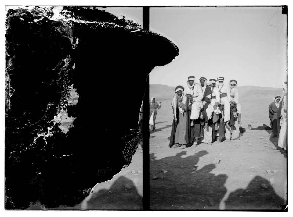 Beduin (i.e., Bedouin) playing 'leap frog' LOC matpc.06046