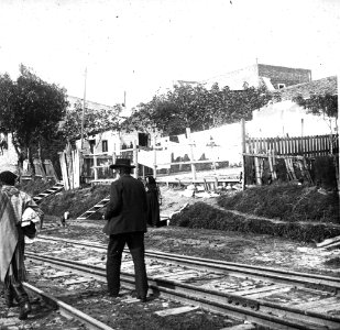 C40f399. Vista de la vía férrea