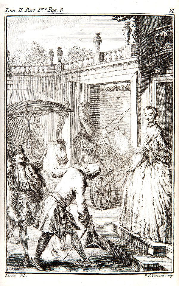 Bild ur boken Lettres angloises, ou histoire de Miss Clarisse Harlove. - Skoklosters slott - 86197