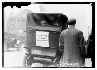 Cab strike, New York LCCN2014688729