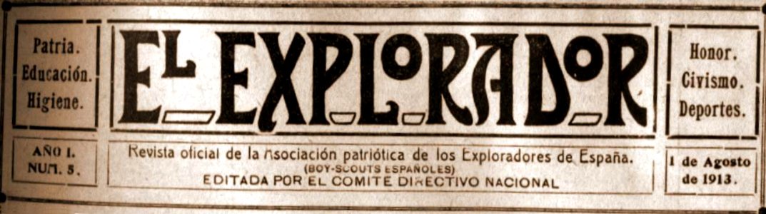 Cabecera el explorador 1913