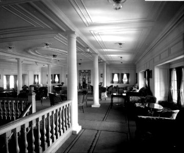 Cabin Class Lounge on the 'Missanabie' (1914) RMG G10949
