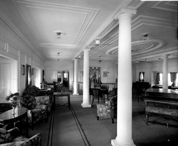 Cabin Class Lounge on the 'Missanabie' (1914) RMG G10950