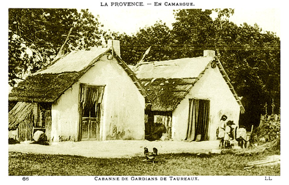 Cabanes de gardians en Camargue