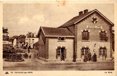 CAD Galeries modernes 79 - CAYEUX SUR MER - La Gare