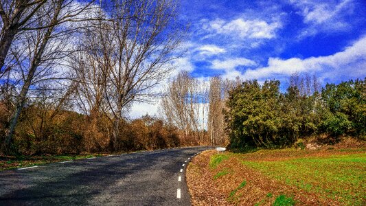 Nature road landscape