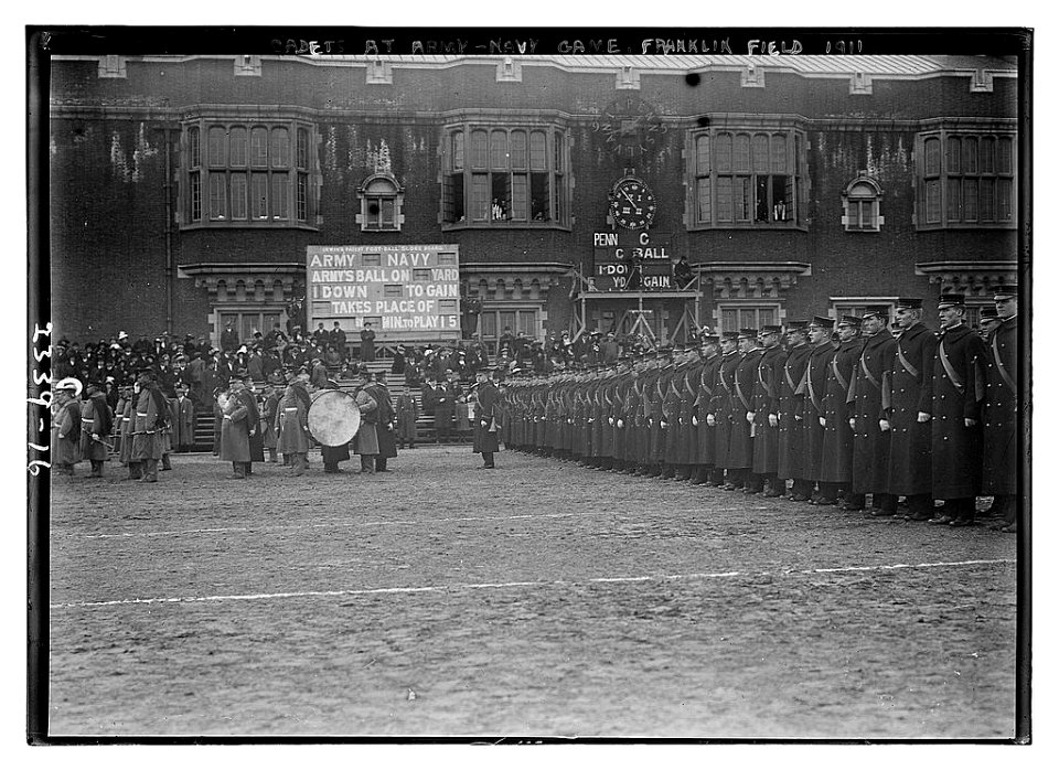Cadets at Army - Navy game, Franklin Field 1911 LCCN2014689980