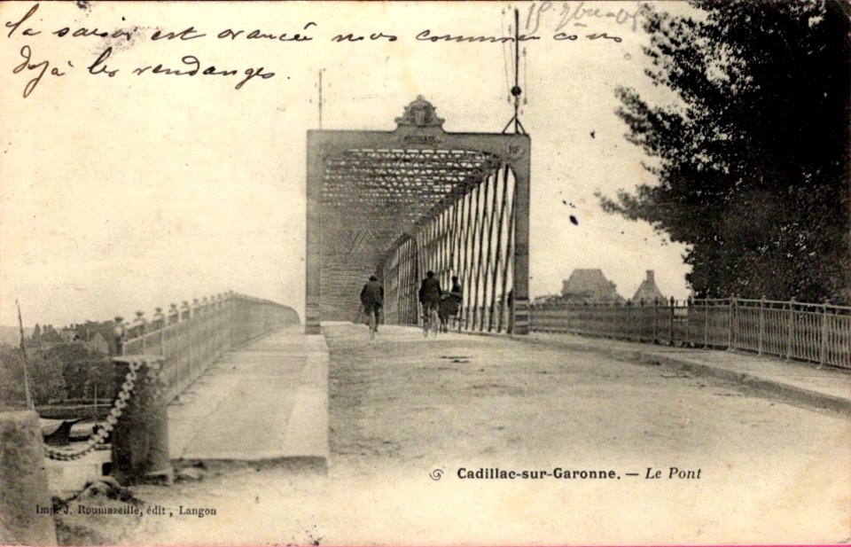 Cadillac-sur-Garonne - Pont metallique 1d