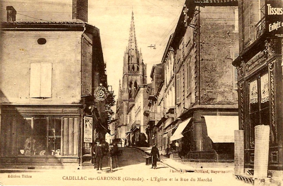 Cadillac-sur-Garonne - rue du marche