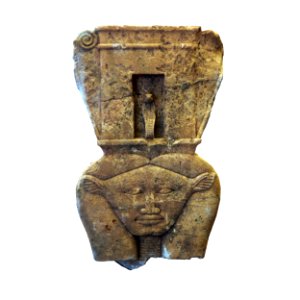 Capital depicting Hathor-MAHG 027868-P6130434-white