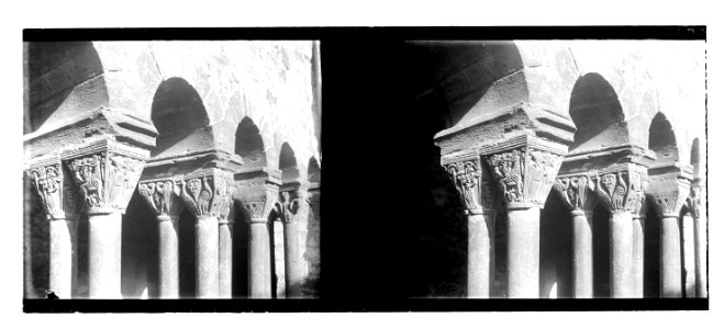 Capitells del claustre del monestir de Santa Maria de l’Estany