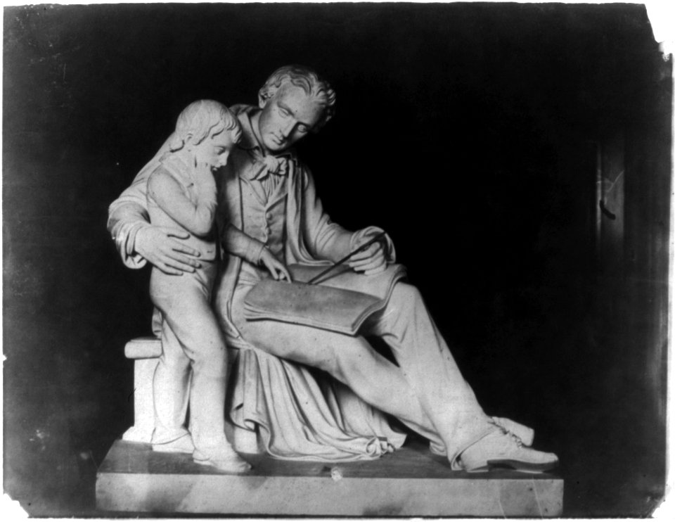 Capitol, detail of Progress of Civilization, Thomas Crawford; east front pediment, Senate LCCN2009631418