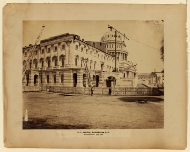 Capitol, Washington, D.C., south-east view, July, 1863 LCCN2004680119