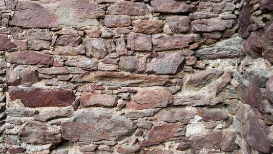 Masonry natural stones bricked