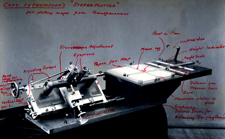 Capt FV Thompsons Stereoplotter