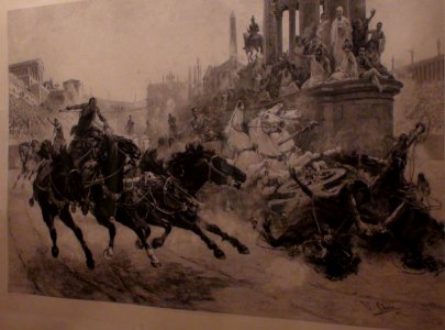 Carrera de carros romanos-Ulpiano Checa