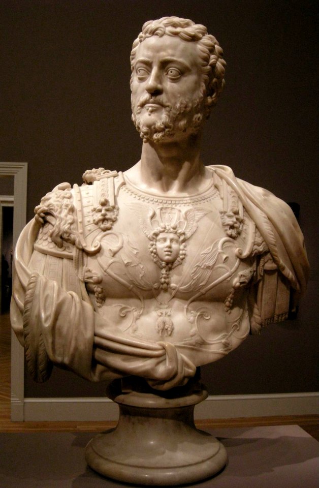 Cellini - Cosimo I, Duke of Tuscany, 06marble