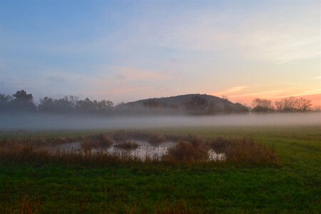 Morning nature landscape