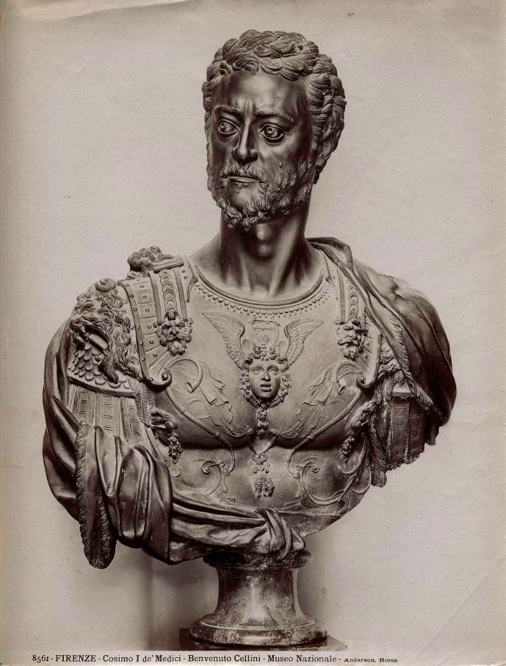 Cellini - Ritratto di Cosimo I de' Medici, 1545 - 1547, inventario Bronzi, n. 358, 146952 gw