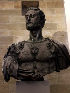 Cellini - Bust of Cosimo I, 04bronze